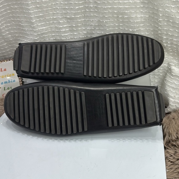 (C) DONALD PLINER VIC BLACK LEATHER DRIVING SHOES, Size 12 USD 275 main image 9